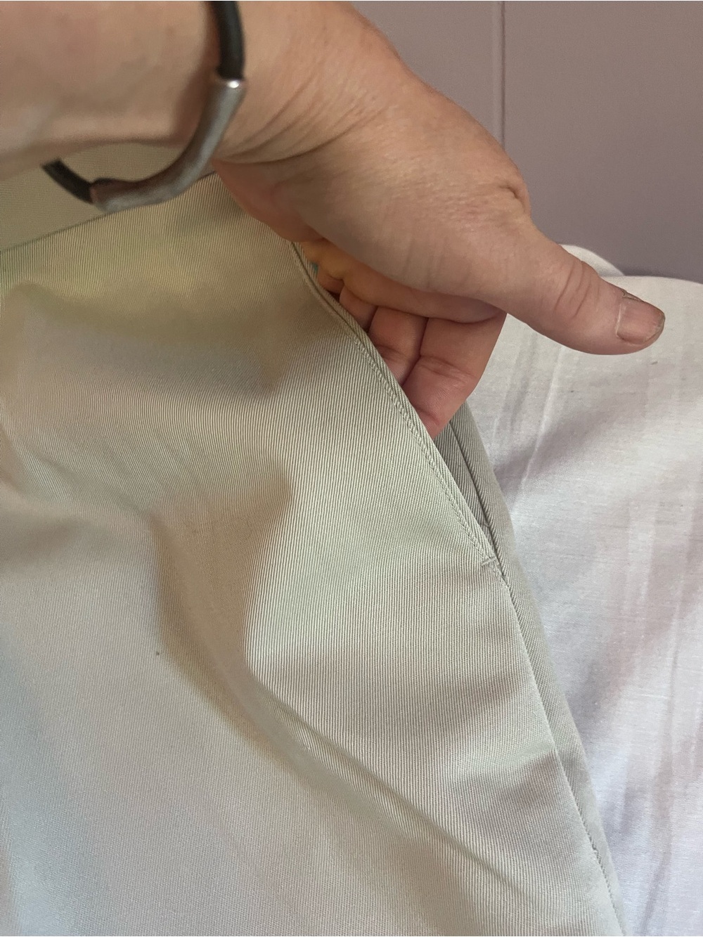 Axist Men’s Chinos - Light Khaki No -Iron - Picture 13 of 16